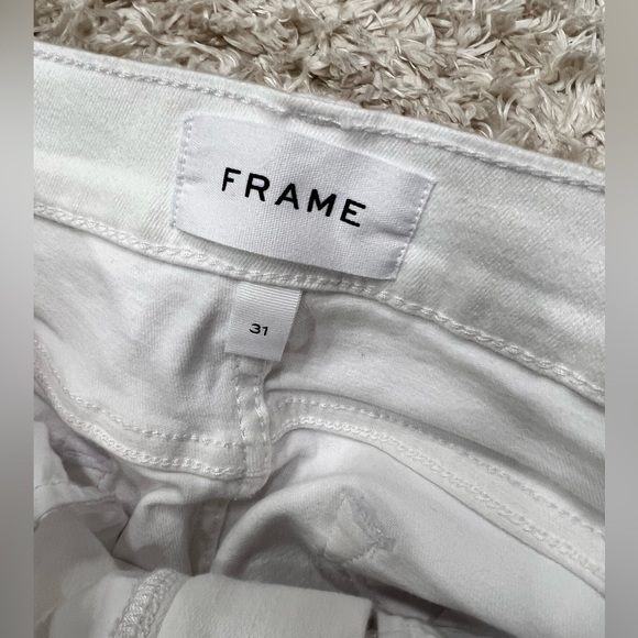 NWT Frame Le High Skinny in Blanc size 31 - Picture 4 of 8